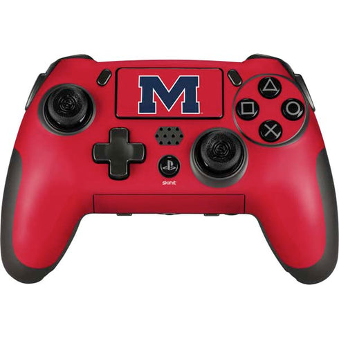 University of Mississippi Ole Miss Logo Red PlayStation Scuf Vantage 2 Controller Skin